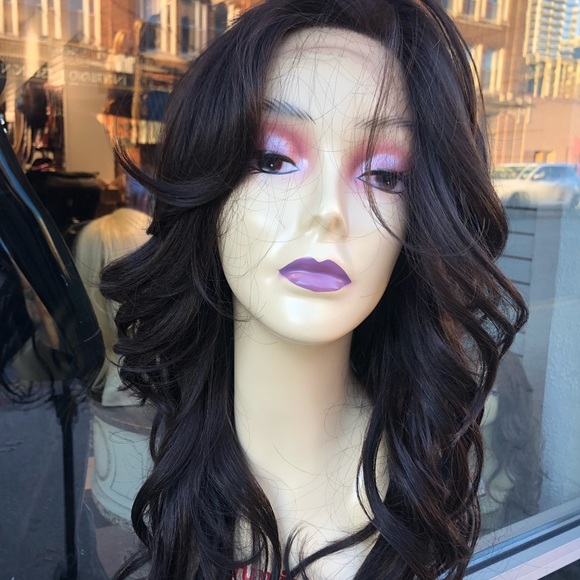 Wig brown long curly Lacefront Wig 2020 - Picture 6 of 9